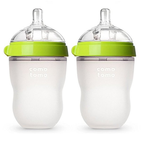 Comotomo 8 Ounce Baby Bottles - Set of 2